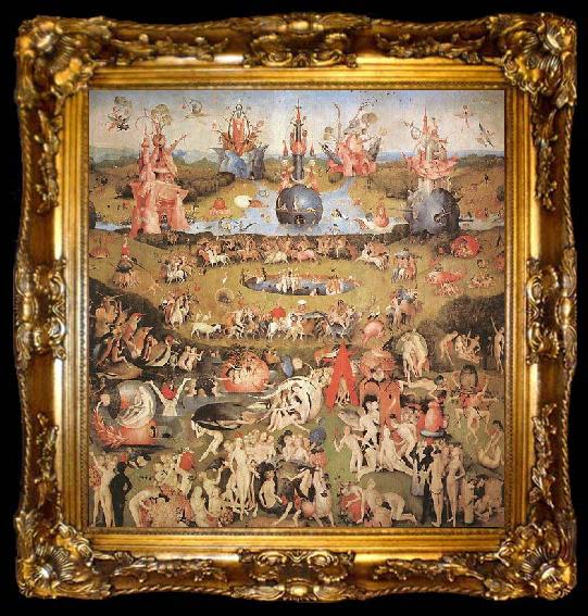 framed  BOSCH, Hieronymus Garden of Earthly Delights, ta009-2